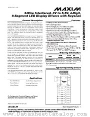 MAX6959 datasheet pdf MAXIM - Dallas Semiconductor
