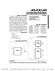 MAX698 datasheet pdf MAXIM - Dallas Semiconductor