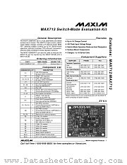 MAX713SWEVKIT datasheet pdf MAXIM - Dallas Semiconductor