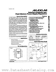 MAX721 datasheet pdf MAXIM - Dallas Semiconductor