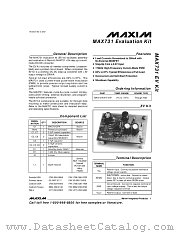 MAX731EVKIT datasheet pdf MAXIM - Dallas Semiconductor