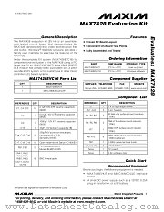 MAX7428EVKIT datasheet pdf MAXIM - Dallas Semiconductor