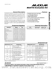 MAX745EVKIT datasheet pdf MAXIM - Dallas Semiconductor
