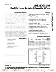 MAX7490 datasheet pdf MAXIM - Dallas Semiconductor