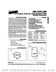 MAX751 datasheet pdf MAXIM - Dallas Semiconductor