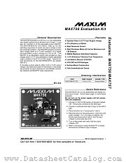 MAX756EVKIT datasheet pdf MAXIM - Dallas Semiconductor