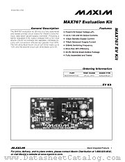 MAX767EVKIT datasheet pdf MAXIM - Dallas Semiconductor