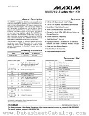 MAX769EVKIT datasheet pdf MAXIM - Dallas Semiconductor
