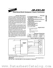 MAX781 datasheet pdf MAXIM - Dallas Semiconductor