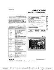 MAX781EVKIT datasheet pdf MAXIM - Dallas Semiconductor