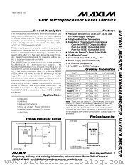 MAX803Z datasheet pdf MAXIM - Dallas Semiconductor