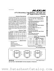 MAX816 datasheet pdf MAXIM - Dallas Semiconductor