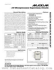 MAX819L datasheet pdf MAXIM - Dallas Semiconductor