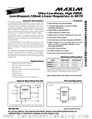 MAX8512 datasheet pdf MAXIM - Dallas Semiconductor