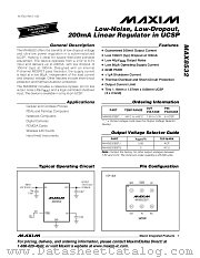MAX8532 datasheet pdf MAXIM - Dallas Semiconductor