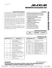 MAX8535EVKIT datasheet pdf MAXIM - Dallas Semiconductor