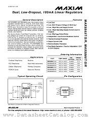 MAX8866T datasheet pdf MAXIM - Dallas Semiconductor