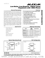 MAX8877 datasheet pdf MAXIM - Dallas Semiconductor