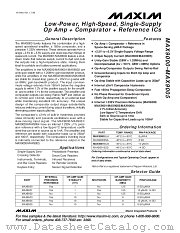 MAX9005 datasheet pdf MAXIM - Dallas Semiconductor