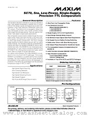 MAX9013 datasheet pdf MAXIM - Dallas Semiconductor