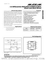 MAX9320B datasheet pdf MAXIM - Dallas Semiconductor