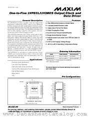 MAX9324 datasheet pdf MAXIM - Dallas Semiconductor