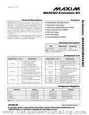MAX9382EVKIT datasheet pdf MAXIM - Dallas Semiconductor