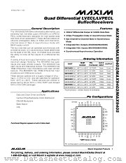 MAX9405 datasheet pdf MAXIM - Dallas Semiconductor