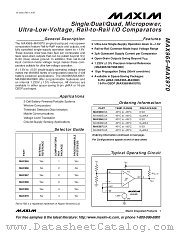 MAX965 datasheet pdf MAXIM - Dallas Semiconductor