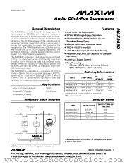 MAX9890A datasheet pdf MAXIM - Dallas Semiconductor