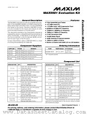 MAX9981EVKIT datasheet pdf MAXIM - Dallas Semiconductor
