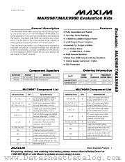 MAX9987EVKIT datasheet pdf MAXIM - Dallas Semiconductor