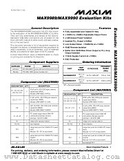 MAX9989EVKIT datasheet pdf MAXIM - Dallas Semiconductor