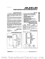 MM74C945 datasheet pdf MAXIM - Dallas Semiconductor