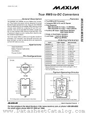 MX636 datasheet pdf MAXIM - Dallas Semiconductor