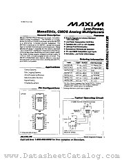 MX7502 datasheet pdf MAXIM - Dallas Semiconductor