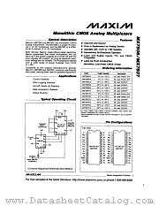 MX7506 datasheet pdf MAXIM - Dallas Semiconductor