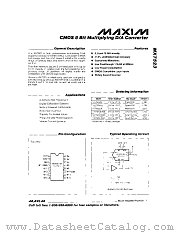 MX7523 datasheet pdf MAXIM - Dallas Semiconductor