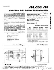 MX7528 datasheet pdf MAXIM - Dallas Semiconductor