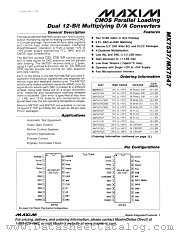 MX7537 datasheet pdf MAXIM - Dallas Semiconductor