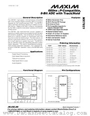 MX7821 datasheet pdf MAXIM - Dallas Semiconductor