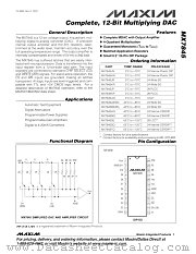 MX7845 datasheet pdf MAXIM - Dallas Semiconductor