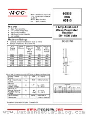 60S05 datasheet pdf Micro Commercial Components