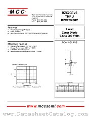 BZX2C56V datasheet pdf Micro Commercial Components