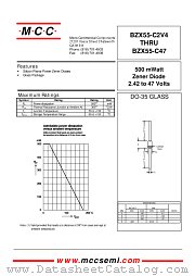BZX55-C16 datasheet pdf Micro Commercial Components