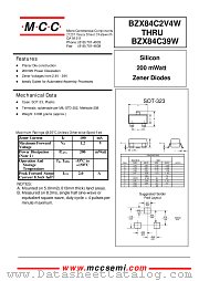 BZX84C5V6W datasheet pdf Micro Commercial Components