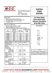 EGP30K datasheet pdf Micro Commercial Components