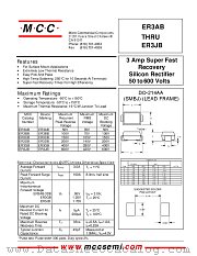 ER3CB datasheet pdf Micro Commercial Components