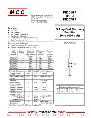 FR305GP datasheet pdf Micro Commercial Components
