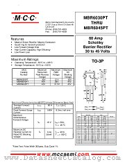 MBR6040PT datasheet pdf Micro Commercial Components